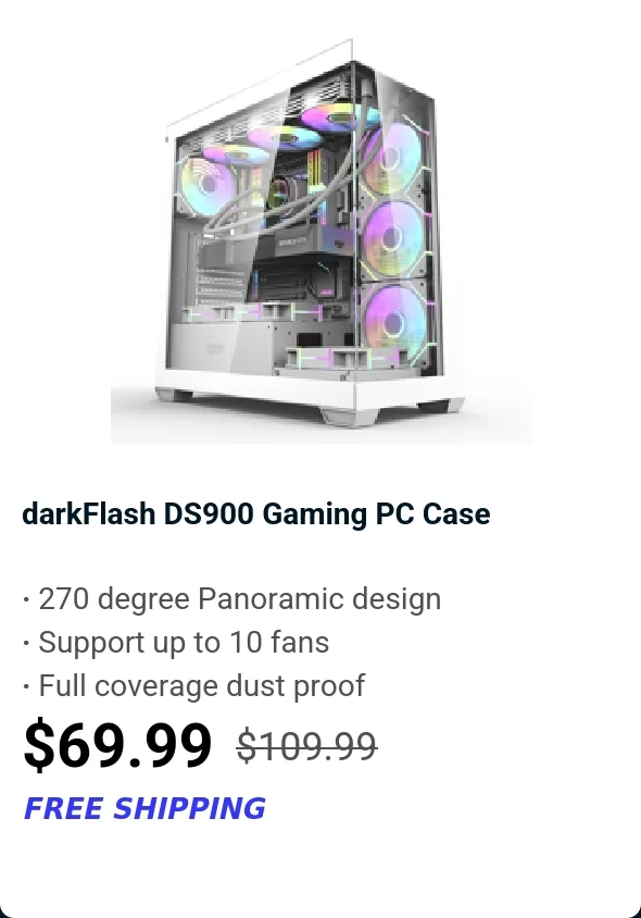 darkFlash DS900 Gaming PC Case
