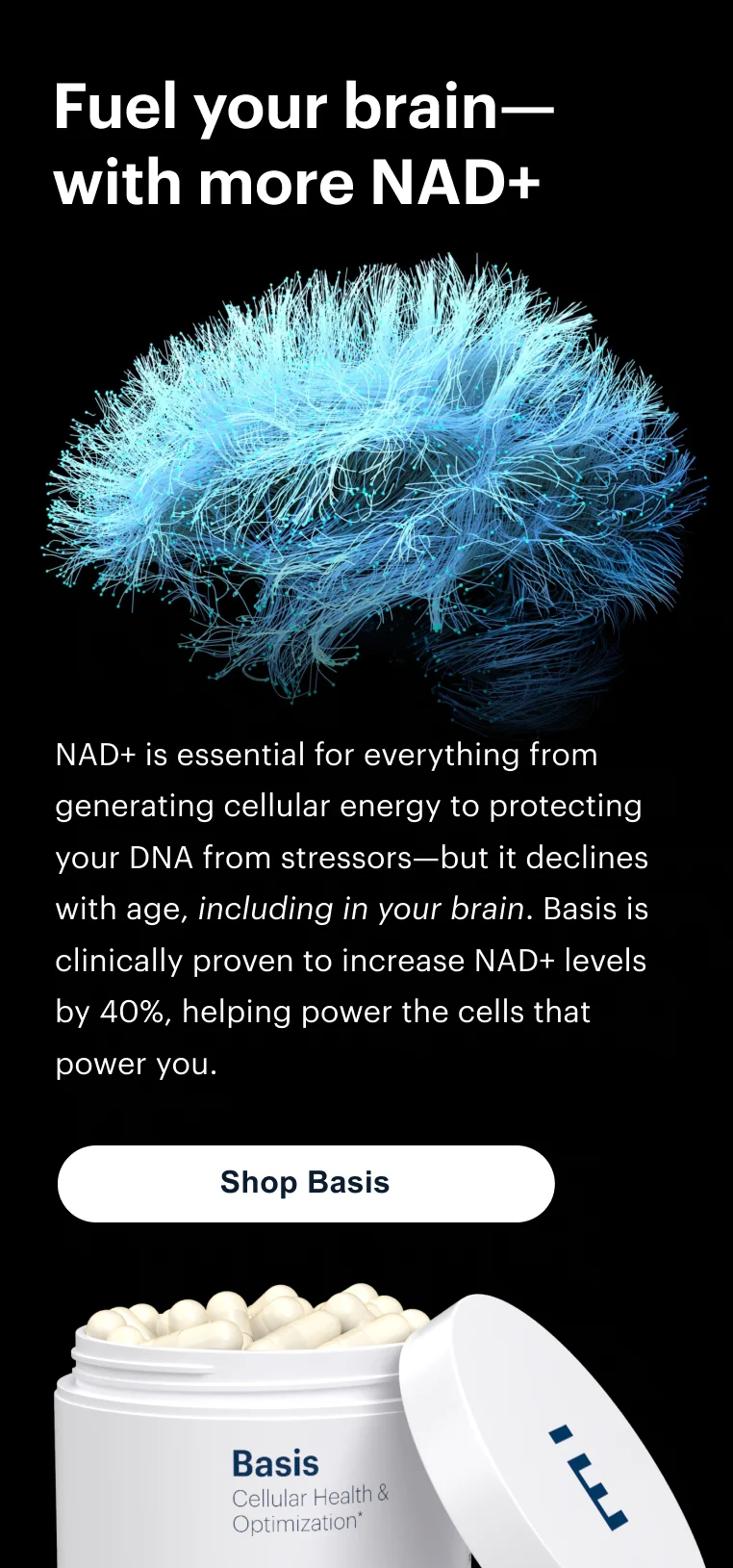 Fuel your brain—with more NAD+