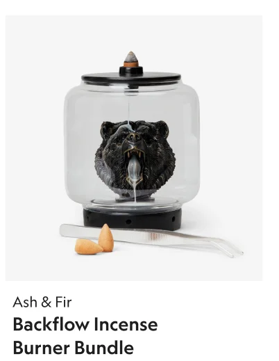 Backflow Incense Burner Bundle