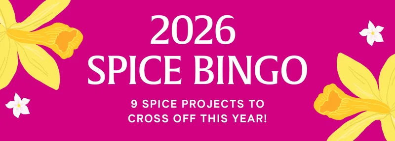 2026 Spice Bingo: 9 spice projects to cross off through the year!