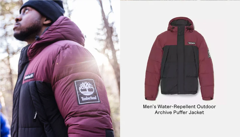 Men's Water-Repellent Outdoor Archive Puffer Jacket