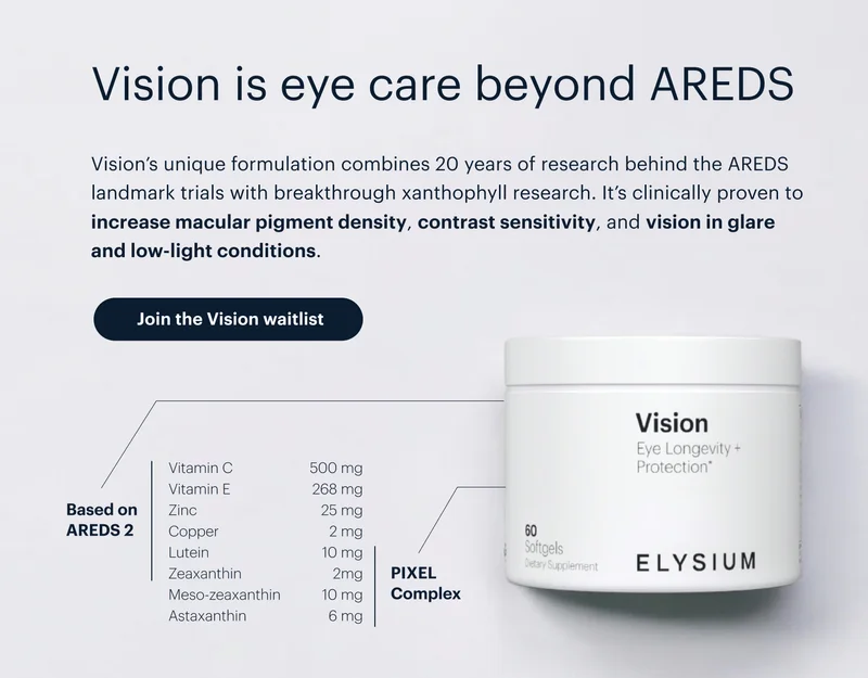 Vision is eye care beyond AREDS | &nbsp;Join the Vision waitlist