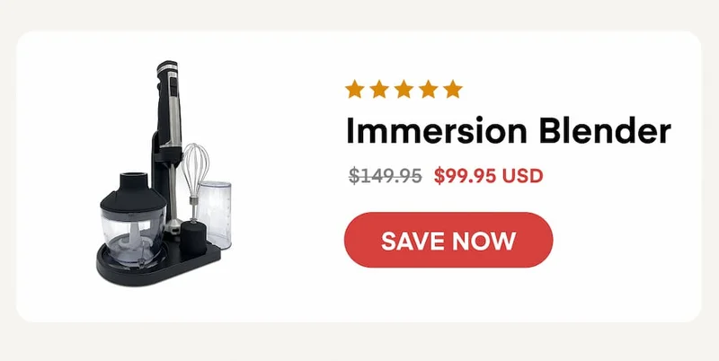 Immersion Blender Sale