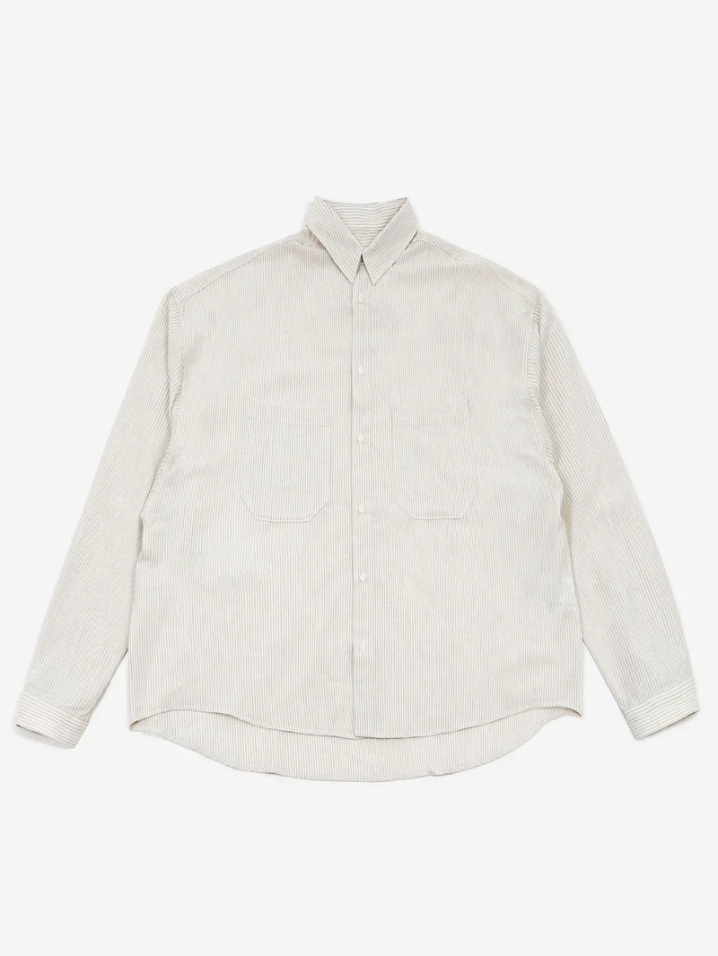 Image of Estudio Niksen Oxford Balloon Shirt - Stripe
