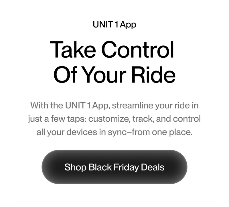 Take Control Of Your Ride