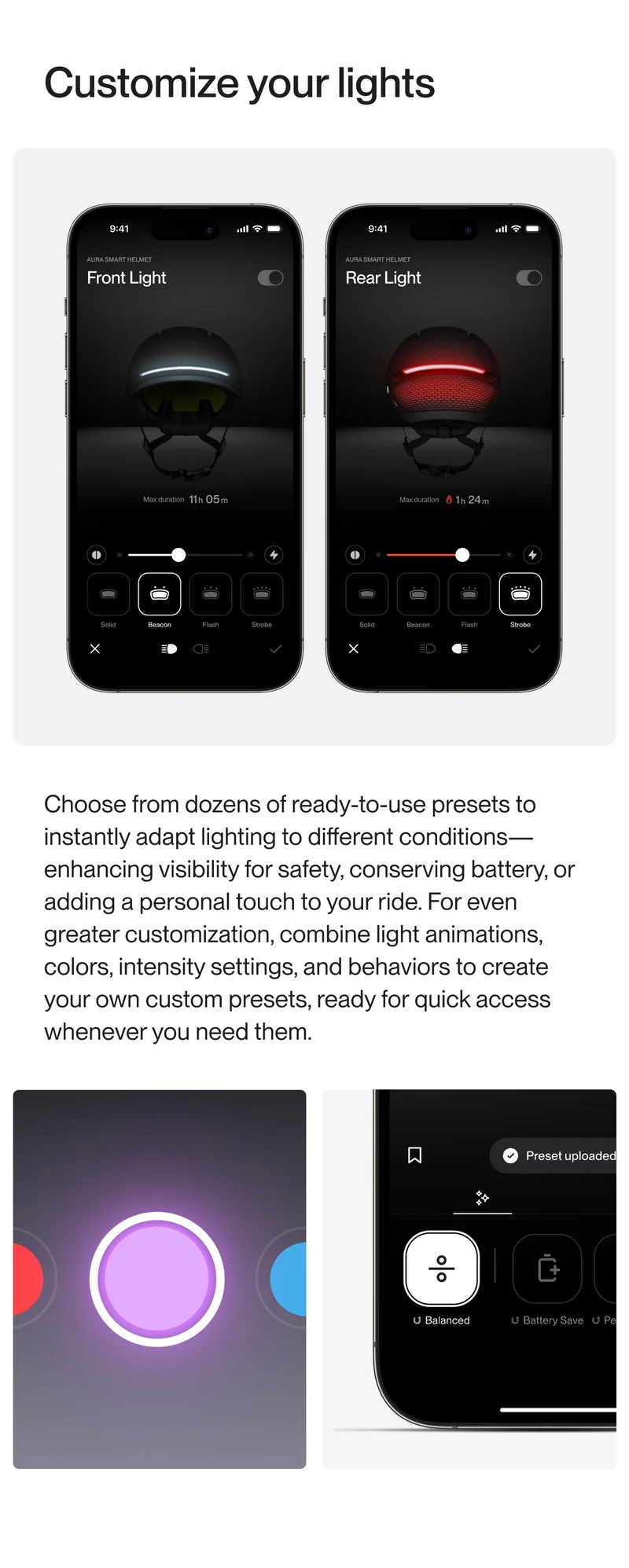 Customize your lights