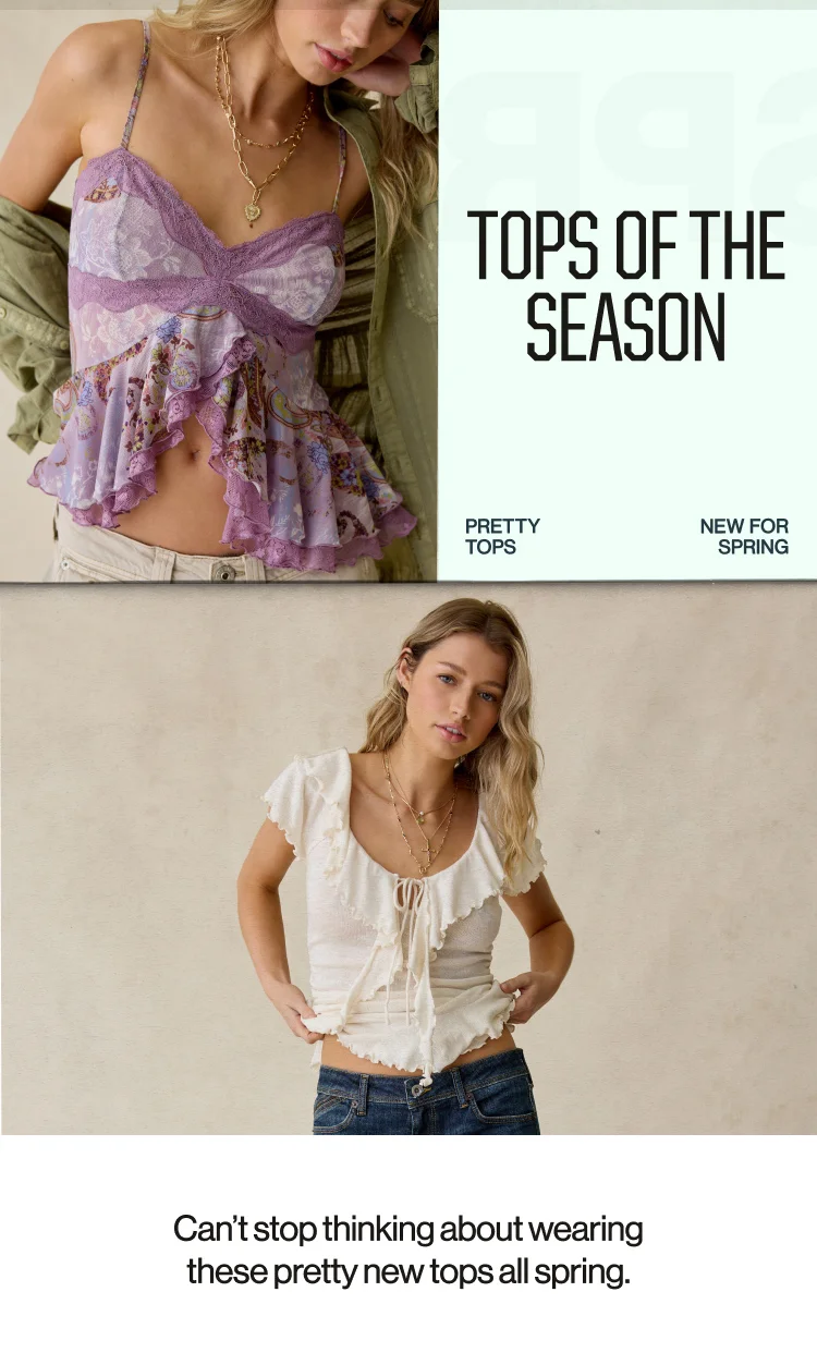 IMAGE-WOMEN'S SPRING FEMME TOPS