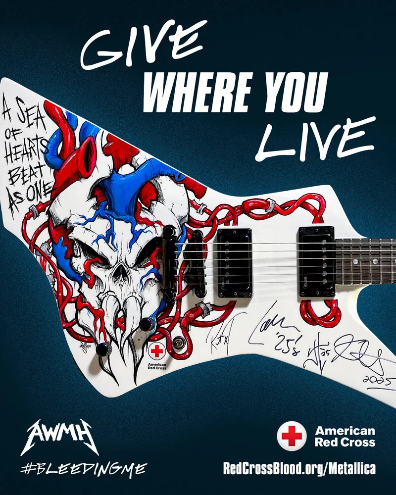 Give Where You Live with the American Red Cross x Metallica