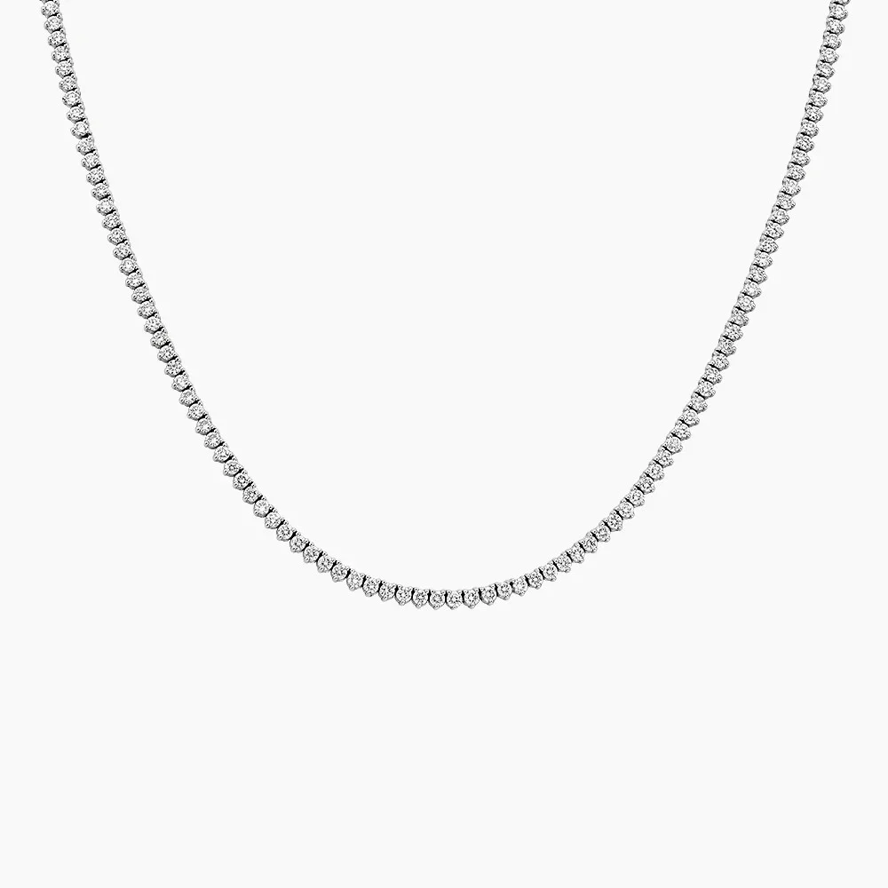 Lab Diamond Tennis Necklace
