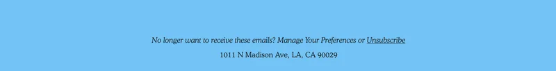 Manage Preferences