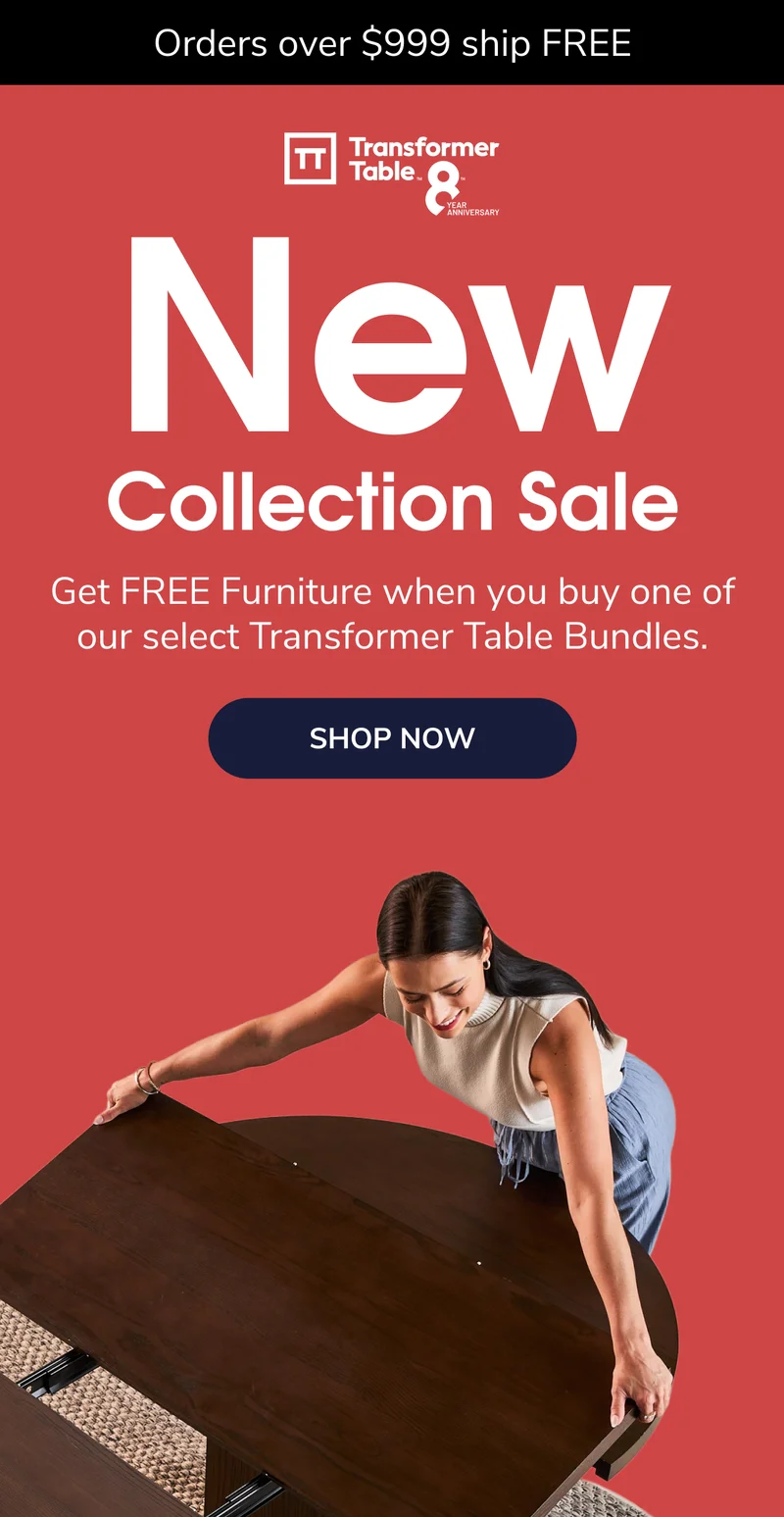 Get FREE Shipping + FREE Furniture