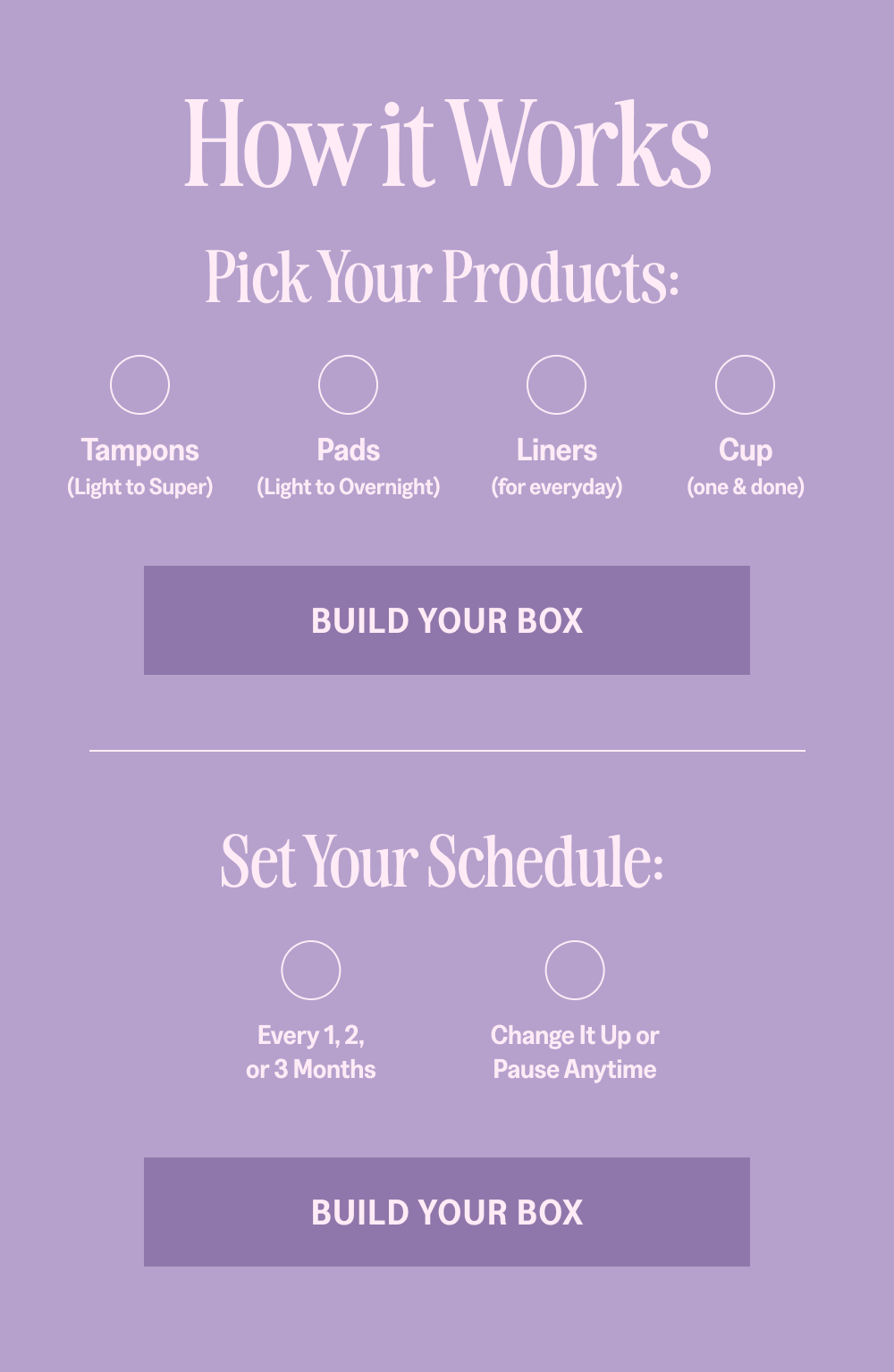 [BUILD YOUR BOX]