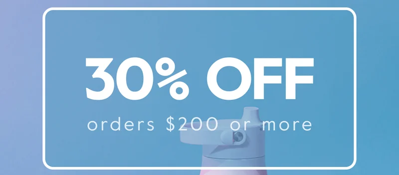 30% OFF orders $200 or more
