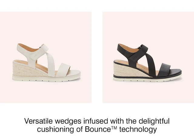 The multi-strap Inca sandal in Stone and Black featuring a 2.5" braided wedge heel.