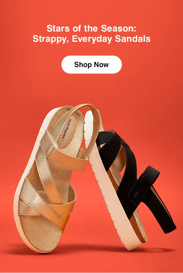 Multistrap Savoy sandals in Champagne and Black with contrast midsoles and slingback straps. Shop Now.