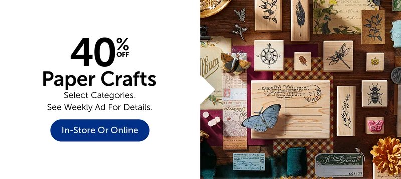 40% Off Paper Crafts