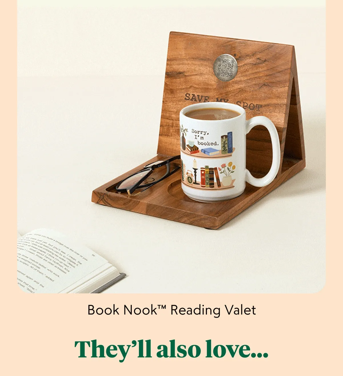 Book Nook Reading Valet