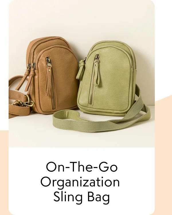On-The-Go Organization Sling Bag