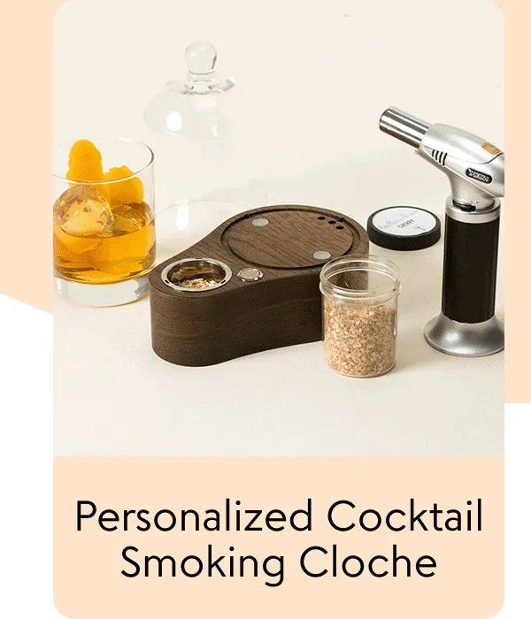 Personalized Cocktail Smoking Cloche