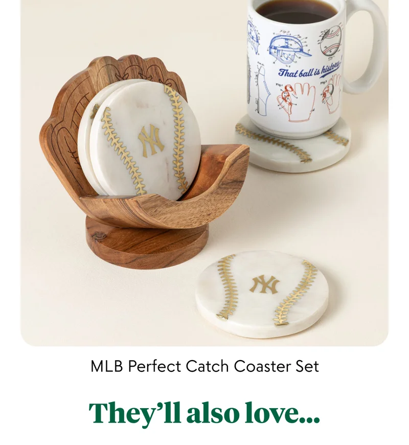 MLB Perfect Catch Coaster Set