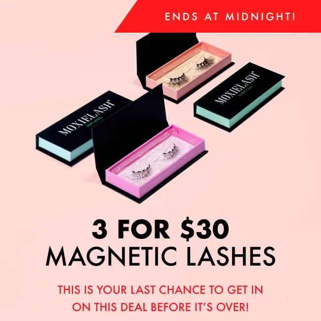 Buy 3 Magnetic Lashes for $30!