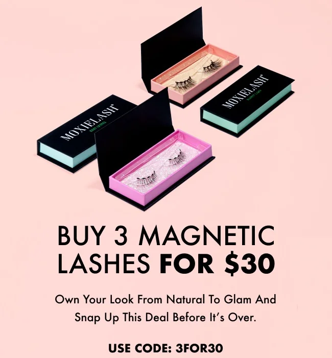 Buy 3 Magnetic Lashes for $30!
