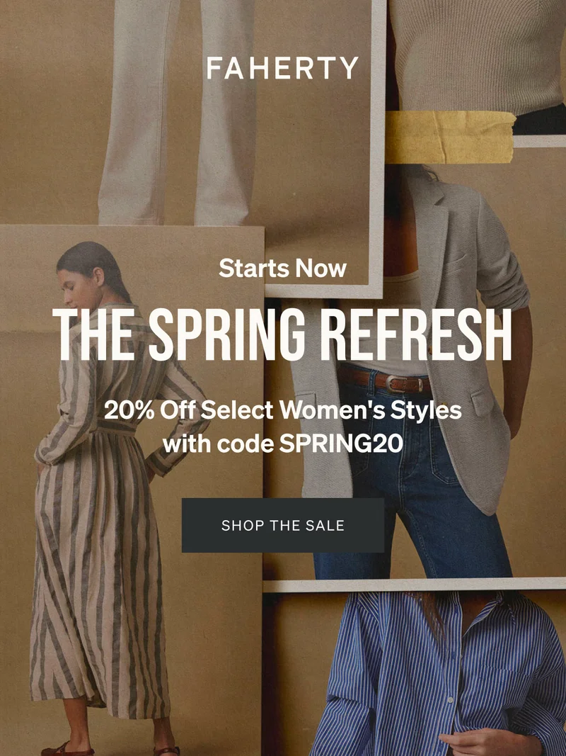 The Spring Refresh | 20% Off Select Women's Styles
