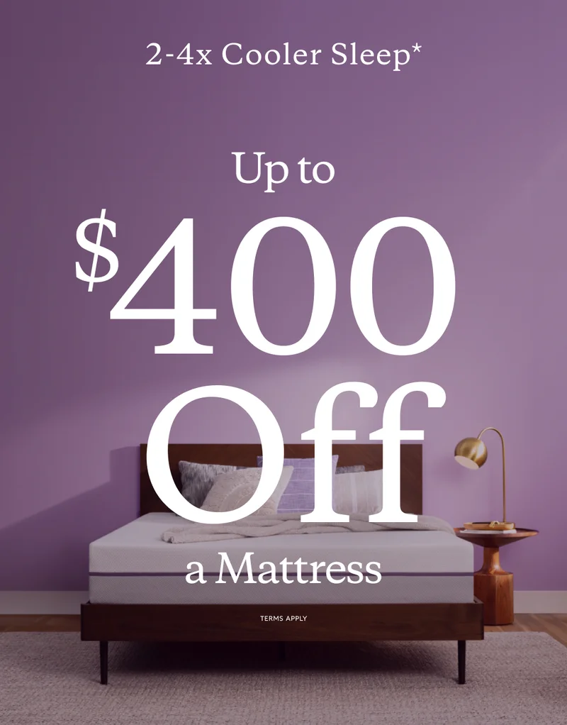 Up to $400 Off a Mattress