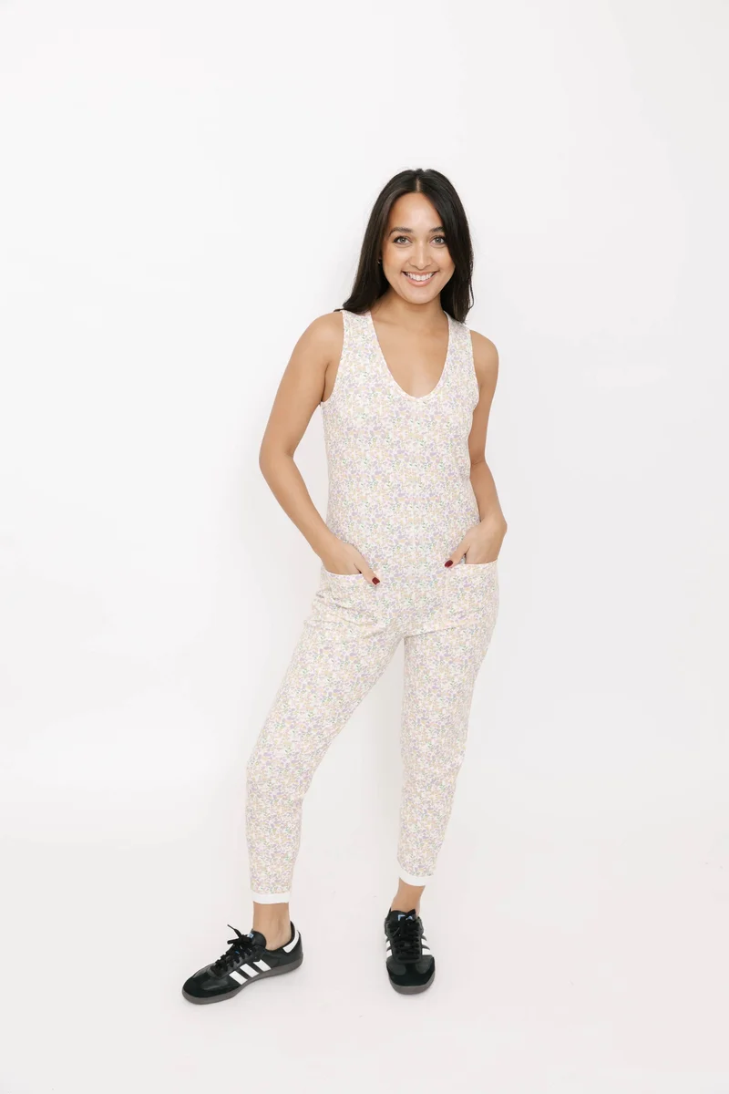 Image of Saturday Romper in Fresh Floral