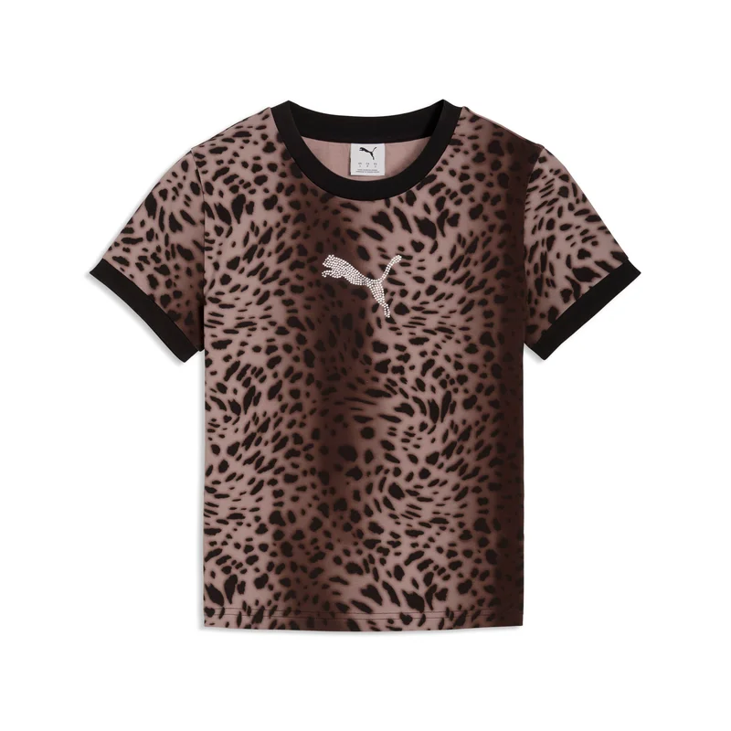 PUMA Leopard Luxe Women's Slim T-Shirt