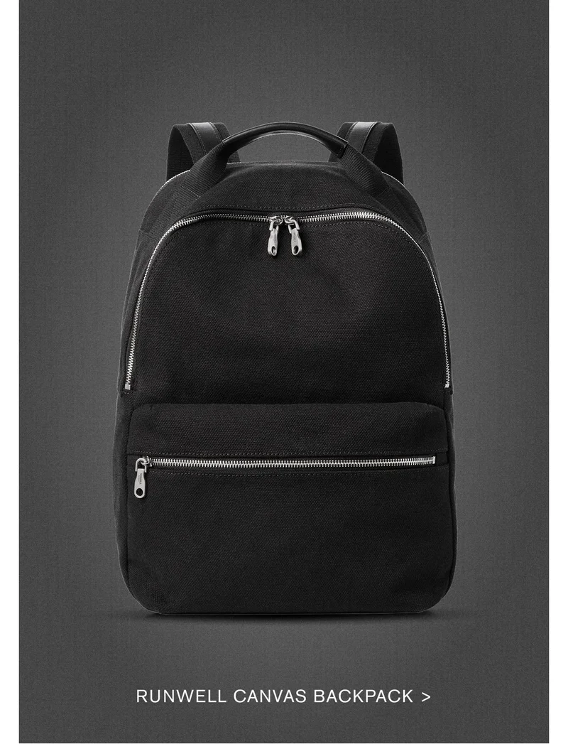 RUNWELL CANVAS BACKPACK >