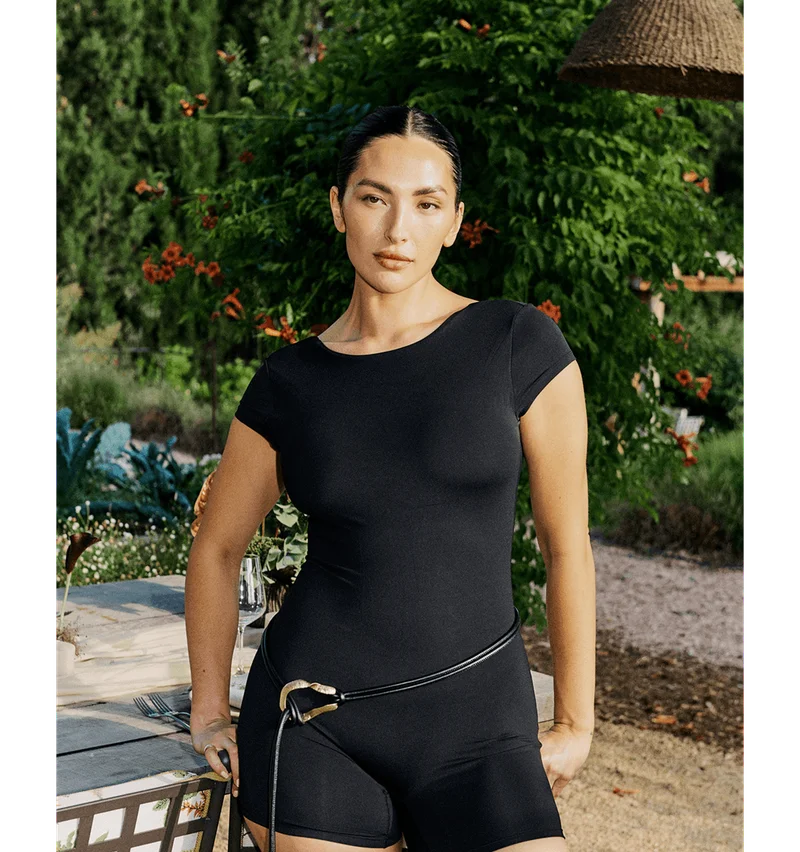 Ultimate Short Sleeve Romper - Black