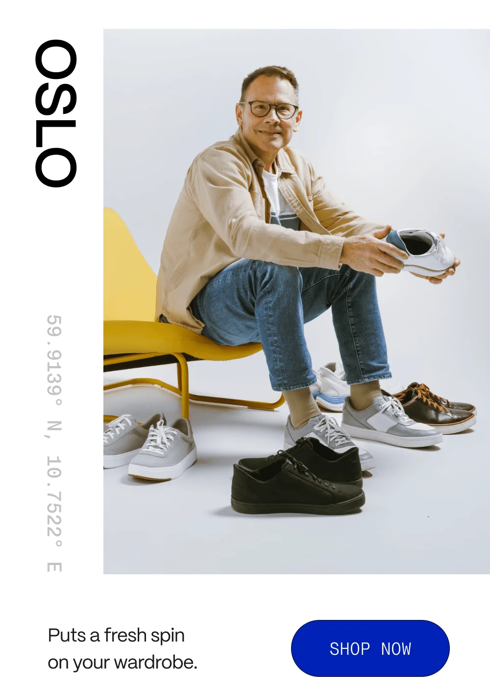 Oslo. Puts a fresh spin on your wardrobe. Shop now.