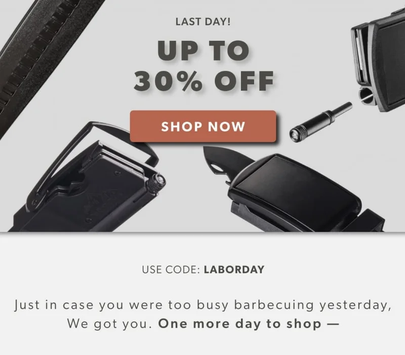 SALE ENDS TONIGHT! up to 30% OFF EVERYTHING. Shop Now