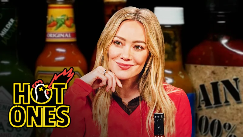 Hilary Duff on Hot Ones.