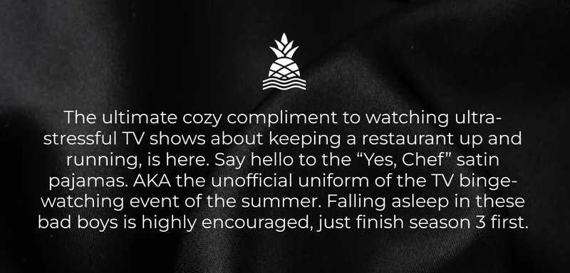 The ultimate cozy compliment for the binge watching event of the summer.