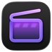 Purple clapperboard, Final Cut Pro icon