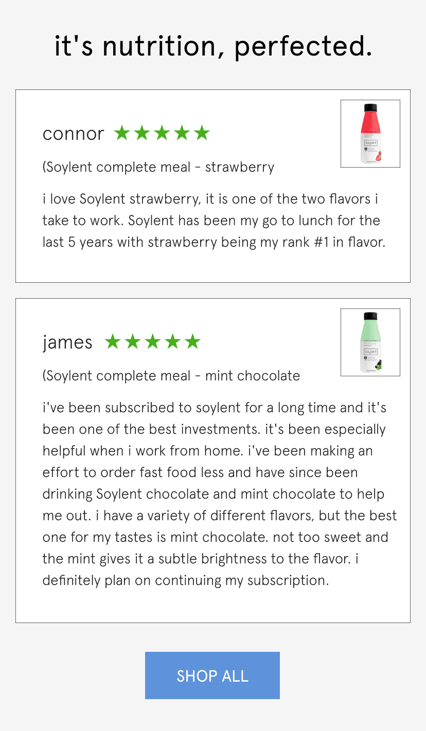 nutrition, perfected