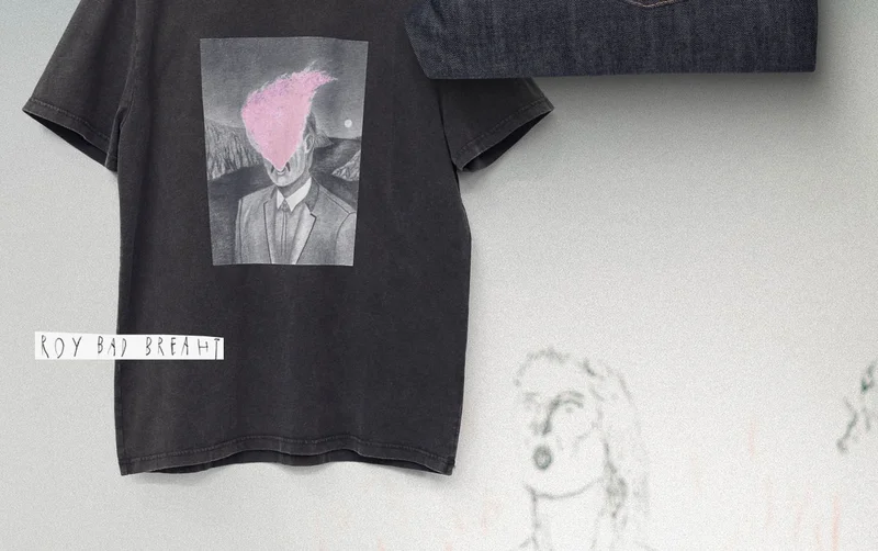 Roy Bad Breath T-Shirt Faded Black