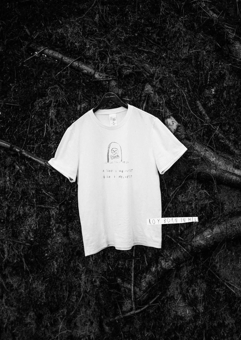 Roy Born In Hell T-shirt Offwhite