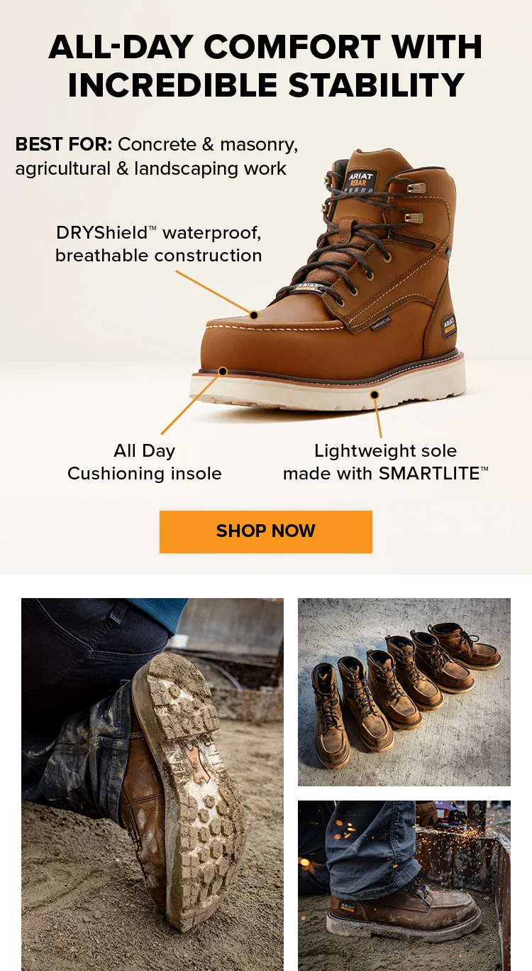 ALL-DAY COMFORT WITH INCREDIBLE STABILITY