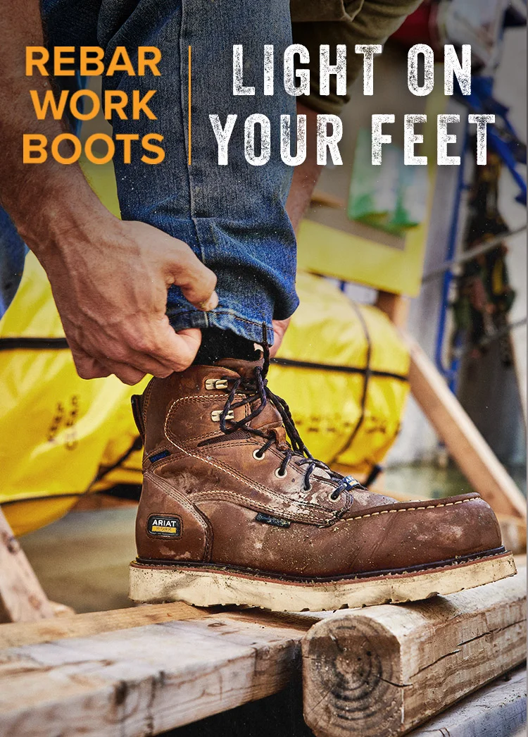 REBAR WORK BOOTS | LIGHT ON YOUR FEET
