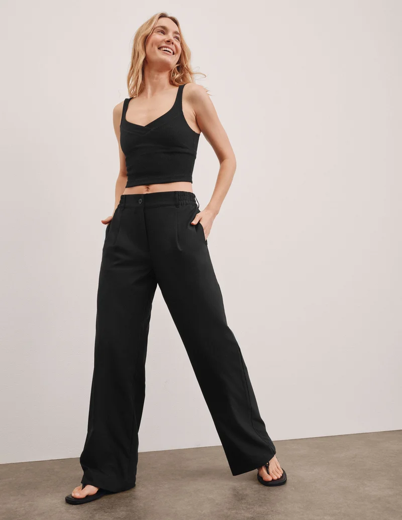 Image of Status Wide Leg Trouser