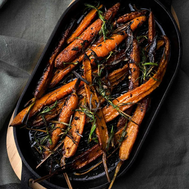 Maple-Roasted Carrots with Rosemary