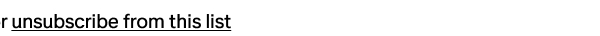 Footer - Unsubscribe