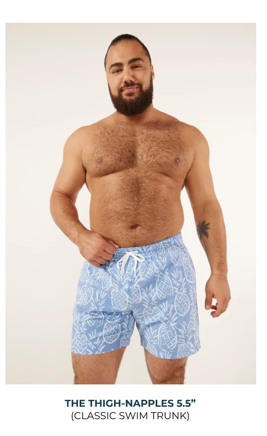 Classic Swim Trunk: The Thigh-Napples 5.5"