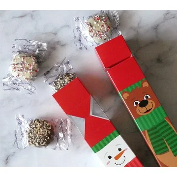 SH12/9 Mrs. Prindables 18pc Holiday Cookies with Gift Popper Box