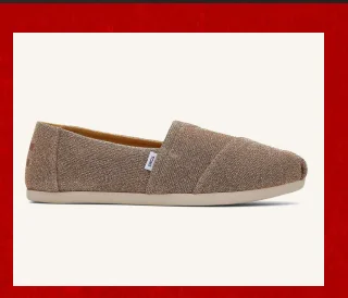 Alpargata Gold Sparkle Knit