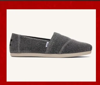 Alpargata Grey Sparkle Knit
