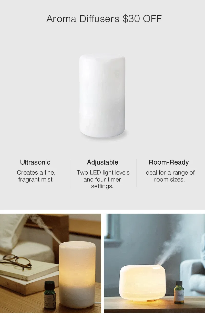 Shop $30 Off Aroma Diffusers